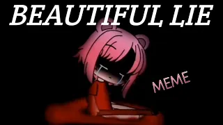 Beautiful lie meme | gacha life piggy meme | DELETED VIDEO | by Mirror side