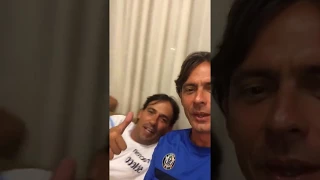 Pippo e Simone Inzaghi, cena insieme coi rispettivi staff!