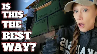 IS THIS THE BEST WAY? |NEW Construction |Couple builds DIY HOME |OFF GRID POWER |Homesteading