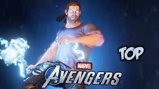 MARVEL Avengers Прохождение (11) - [Тор. Бог грома. Химера. Мстители бывшими не бывают]