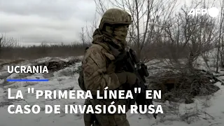 Los guardias fronterizos ucranianos, en "primera línea" en caso de invasión rusa | AFP
