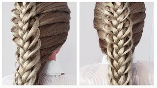 Must-Try Braid Styles For Summer 😍 Wonderful double lace braid 😍 Coiffures Simples