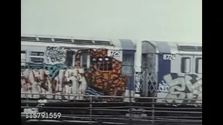 Mid 1970's New York subway graffiti history! Legendary CLIFF 159 3YB commentary! Historical