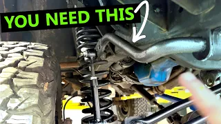You need a sway bar!