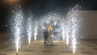 Свадебный финал. Холодные фонтаны + цветок | @Mr.Happy26