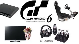 Gran Turismo 6 - играю на руле Logitech G27 - отличный руль и игра!