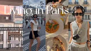 month in Paris Ep 1 | packed my bags and flew to Paris, getting settled in, & apartment tour