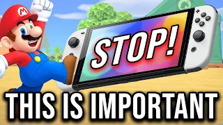 A Nintendo Switch OLED Public Service Announcement