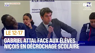 Nice: Gabriel Attal inaugure un internat éducatif pour élèves décrocheurs