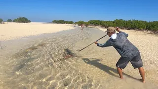 FULL DAY..! Menombak Giant Lobster & Hunting Seafood Hahal  (Masak dan makan)