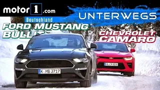 Ford Mustang Bullitt vs. Chevrolet Camaro | UNTERWEGS mit Daniel Hohmeyer