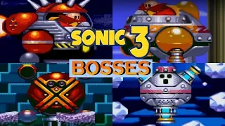 Sonic the Hedgehog 3: All Bosses (As Sonic) (No Damage)