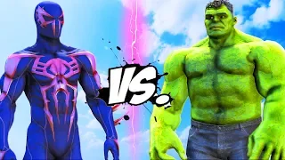 HULK (ENDGAME) VS SPIDERMAN 2099 - EPIC BATTLE