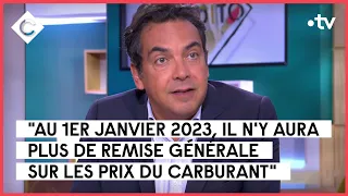 Carburant : le gouvernement dans le piège des ristournes - Patrick Cohen - C à vous - 02/11/2022