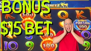 ULTIMATE FIRE LINK POWER 4 $15 BET BONUS IN LAS VEGAS