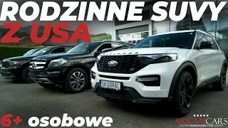 FORD EXPLORER ST, DODGE DURANGO, MERCEDES GL | 6+ OSOBOWE SUVY Z USA!