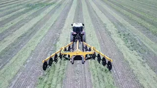 Fair 1400 3 in 1 Hay Rake - merge, fluff and turn all in one.