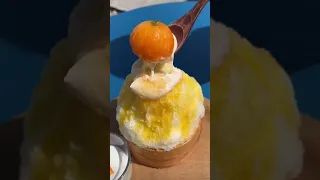 Bingsu 💥🤤🍨- Korean street food shaved ice #subscribe #shorts #short