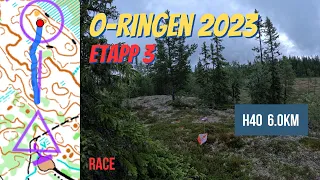 🗺️🌲O-Ringen 2023 H40 Etapp 3 | 📹Headcam Orienteering