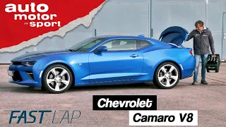 Chevrolet Camaro V8 (2019): Gute Rundenzeit dank reichlich Liter? - Fast Lap |auto motor und sport