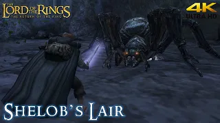Lord of the Rings Return of the King 'Shelob's Lair' Walkthrough (4K)