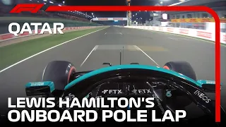 Lewis Hamilton's Onboard Pole Lap | 2021 Qatar Grand Prix | Pirelli