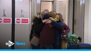 Ukrainian family torn apart by war reunited in Scotland