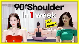 I tried to get BLACKPINK Jennie's 90° shoulder in a WEEK/어깨운동 루틴