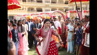 surprising wedding Rajasthani dance ~Bride side for the Groom