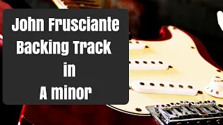 John Frusciante Style Backing Track in A minor - Figure 8 Lick RHCP Funk Rock Guitar Jam | TS 05
