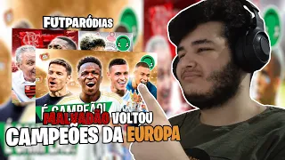 (2 EM 1) REACT | FLAMENGO MALVADÃO VOLTOU e OS CAMPEÕES EUROPEUS | FutParódias [React do Silva]