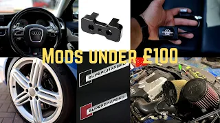 Top Cheap And Easy Mods For Audi B8 S4