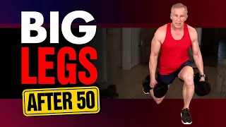 Lower Body At Home Workout For Men Over 50 (BIGGER & STRONGER LEGS!)