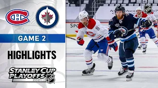 Second Round, Gm 2: Canadiens @ Jets 6/4/21 | NHL Highlights