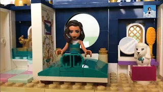 Dis Bed for Amelia is HUGE! 🛌/ LEGO Friends Heartlake City Grand Hotel 41684 Part 2 1/2 Build Review