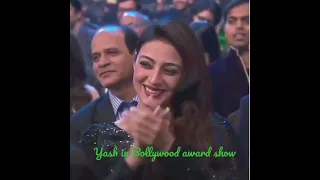 Yash grand entry in Bollywood award show #shorts #youtubeshorts #salman #ranveer #raveena #tabbu