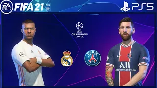 FIFA 21 PS5 | Real Madrid Vs PSG | Ft. Mbappe,Ronaldo | UEFA Champions League