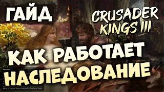 КАК РАБОТАЕТ НАСЛЕДОВАНИЕ | Гайд по Crusader Kings III