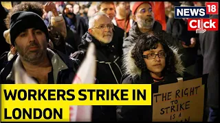 London Strikes | Aerial View Of Central London While Workers Go On Strike | English News | News18