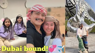 Robin Padilla & Mariel Rodriguez w/ girls Gabriella & Isabela FLY to Dubai for LUXURY VACATION!💞