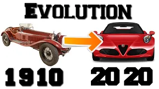 Evolution of alfa Romeo from 1910 to 2020 - Busti