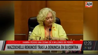 🔴 LA RIOJA: RENUNCIÓ LA JUEZA MAZZUCHELLI QUE PEDÍA COIMAS DE $8 MILLONES