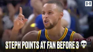 Stephen Curry Disrespectful Celebration With Fan vs. Bulls 😅