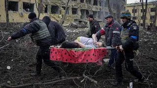 Russia-Ukraine war photos: Mariupol hospital bombed as over 2.1M refugees flee, others scramble to s