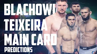 БЛАХОВИЧ - ТЕЙШЕЙРА МЕЙН КАРД | АНАЛИТИКА И ПРОГНОЗ НА UFC 267: BŁACHOWICZ VS. TEIXEIRA | MMABETS