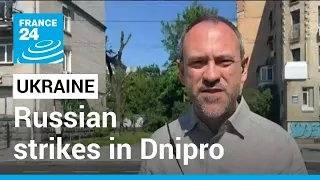 Russian strikes in Dnipro: Air attacks wound eight, scores of building damaged • FRANCE 24 English