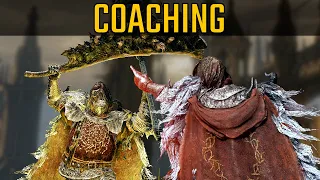 Elden Ring PvP COACHING - Spacing, Wavedashing and Menu Swapping - helping friend to become GodGamer