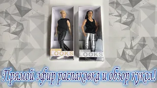 Стрим. Распаковка и обзор кукол  Кен Looks