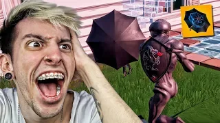 GANANDO SOLO CON EL NUEVO PARAGUAS EN FORTNITE | Robleis