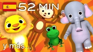 Canciones de animales | Parte 2 | ¡52 min de LittleBabyBum!